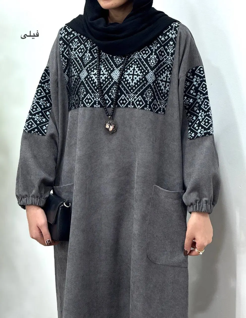 پیراهن مانتویی پاییزه آوان 6